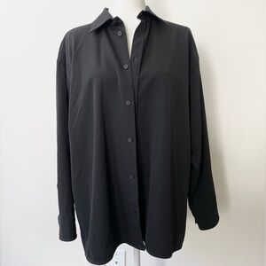 BALENCIAGA Black Wool Button Up NWT Size 34